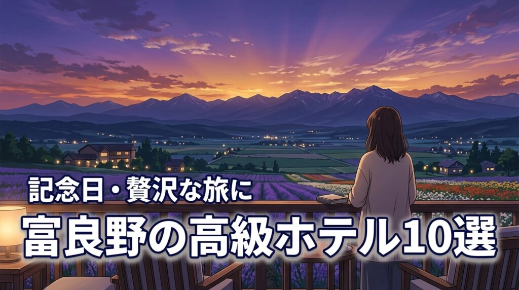 富良野の高級なホテル10選！記念日や贅沢な旅を叶える宿の選び方