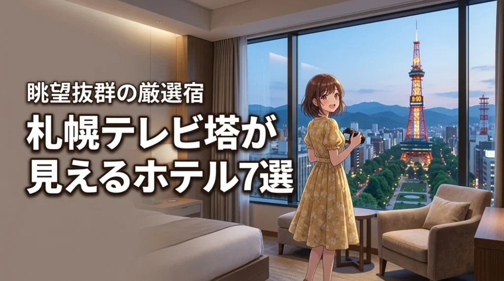 札幌テレビ塔が見えるホテルおすすめ7選！眺望の良さや宿泊するメリットも紹介