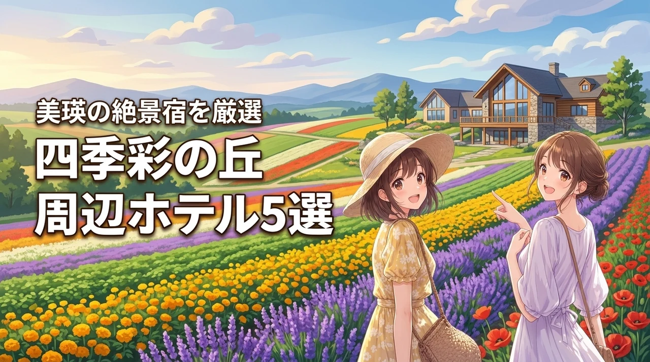 四季彩の丘周辺のホテルおすすめ5選！美瑛の絶景を満喫できる宿をプロが厳選