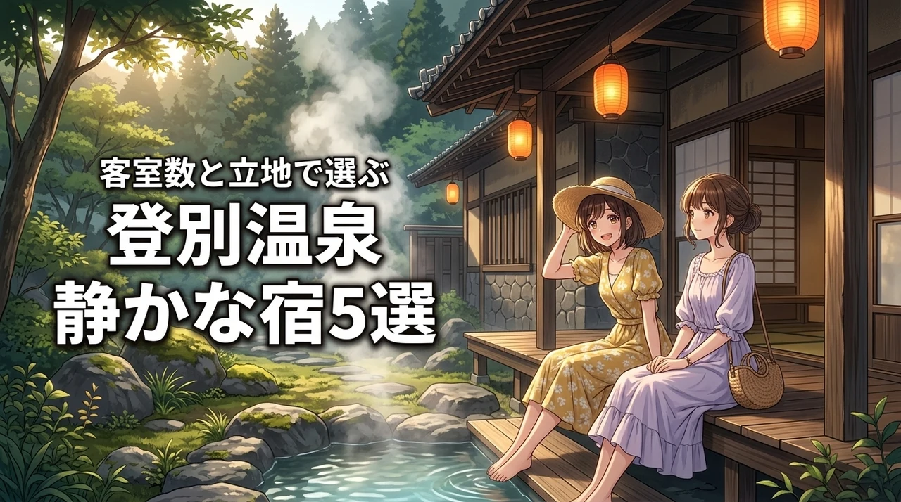 【保存版】登別温泉で静かな宿を選ぶ正解は？客室数や立地で選ぶ大人の隠れ家5選