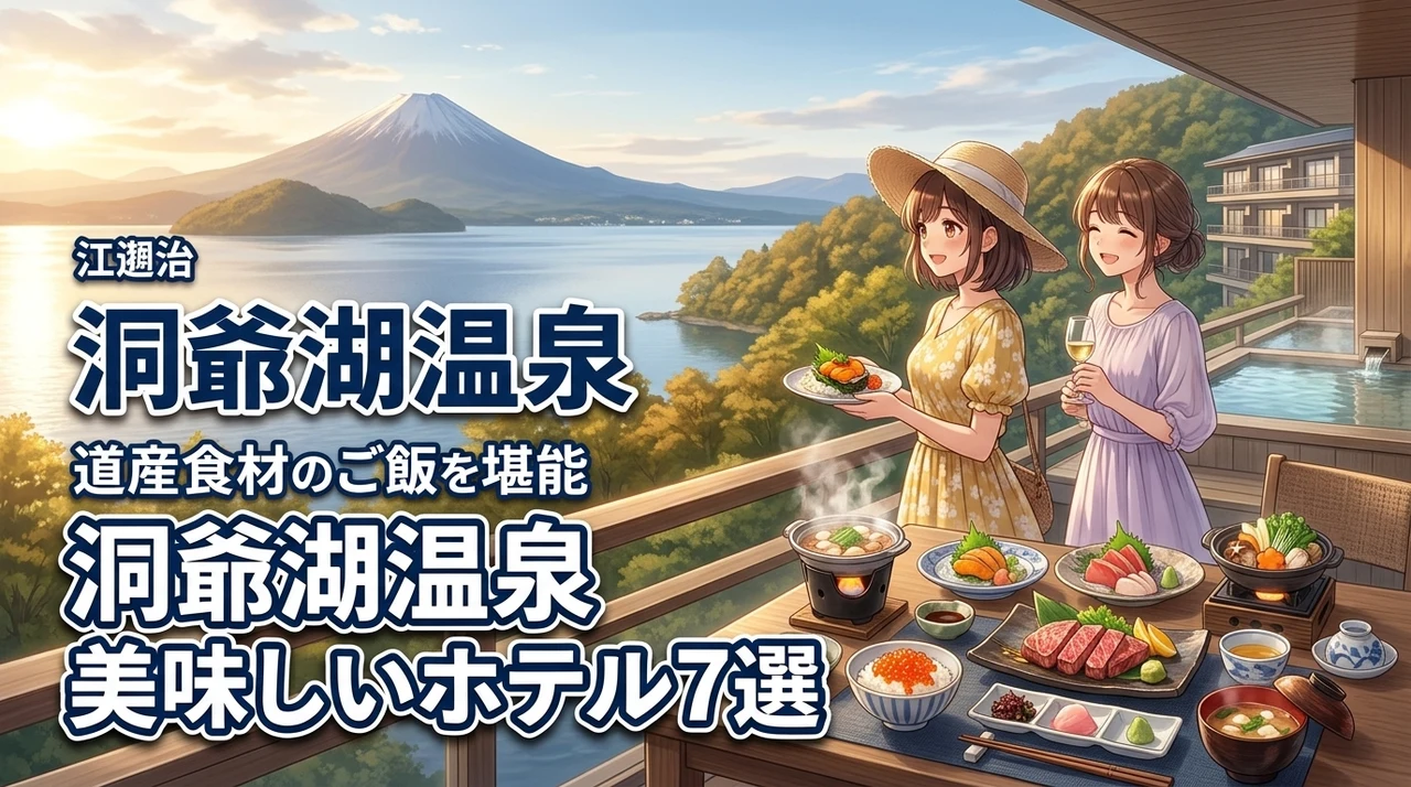 洞爺湖温泉でご飯が美味しいホテル7選！道産食材を堪能できる宿を厳選紹介