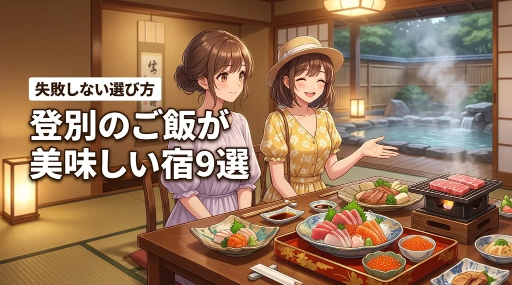 登別でご飯が美味しい宿はどこ？バイキングか会席かで迷う人が失敗しない9選