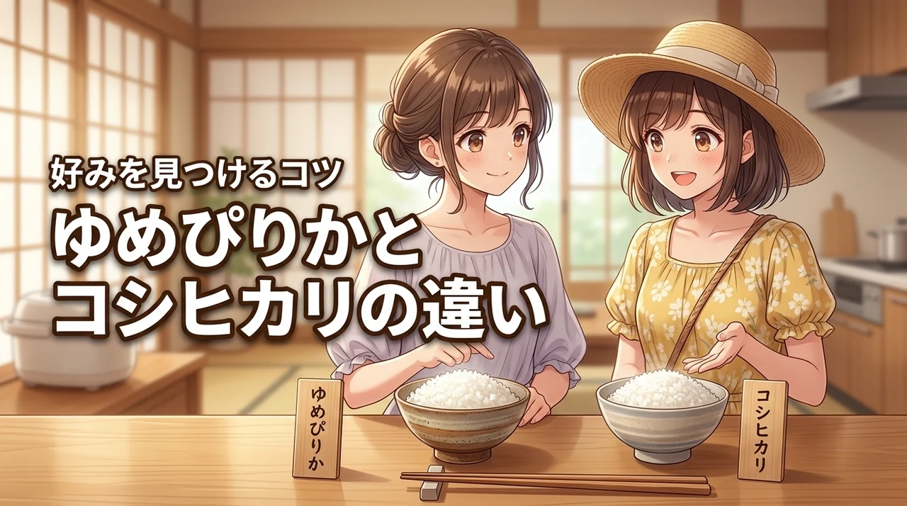 ゆめぴりかとコシヒカリの違いで迷ったら必見！好みのお米を見つけるコツ