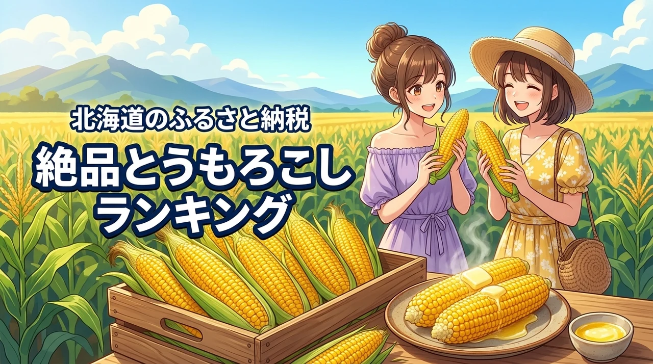 ふるさと納税のおいしいとうもろこしランキング！北海道産の人気返礼品を紹介