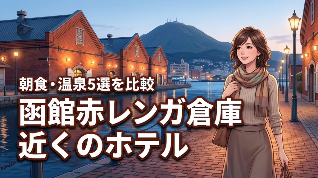 函館の赤レンガ倉庫近くにあるおすすめホテル5選！人気の朝食や温泉も比較