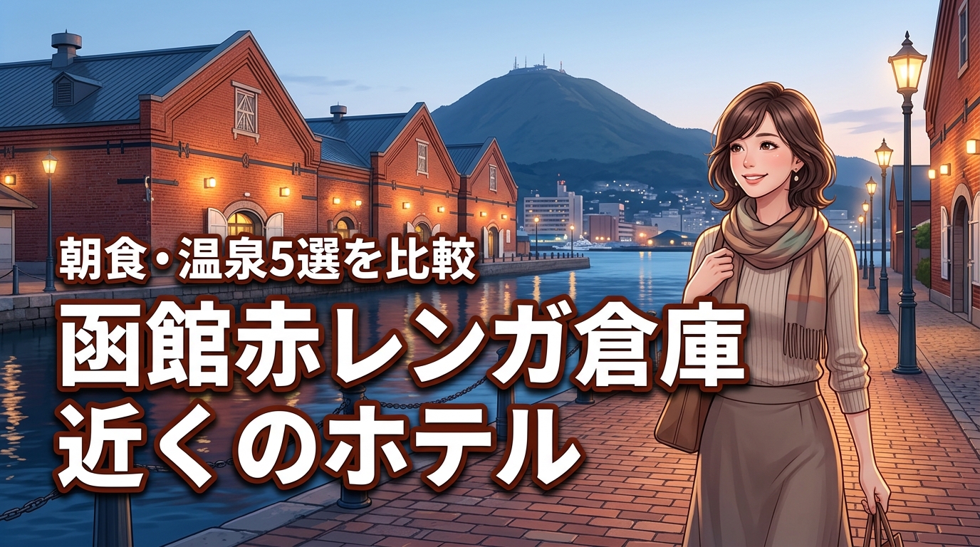函館の赤レンガ倉庫近くにあるおすすめホテル5選！人気の朝食や温泉も比較
