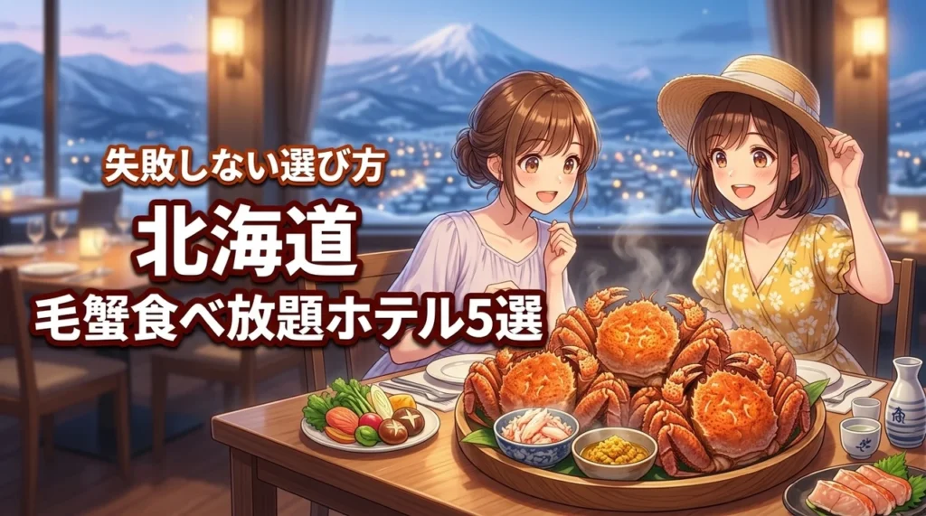 北海道で毛蟹の食べ放題プランがあるホテル5選！失敗しない選び方と満喫するコツ