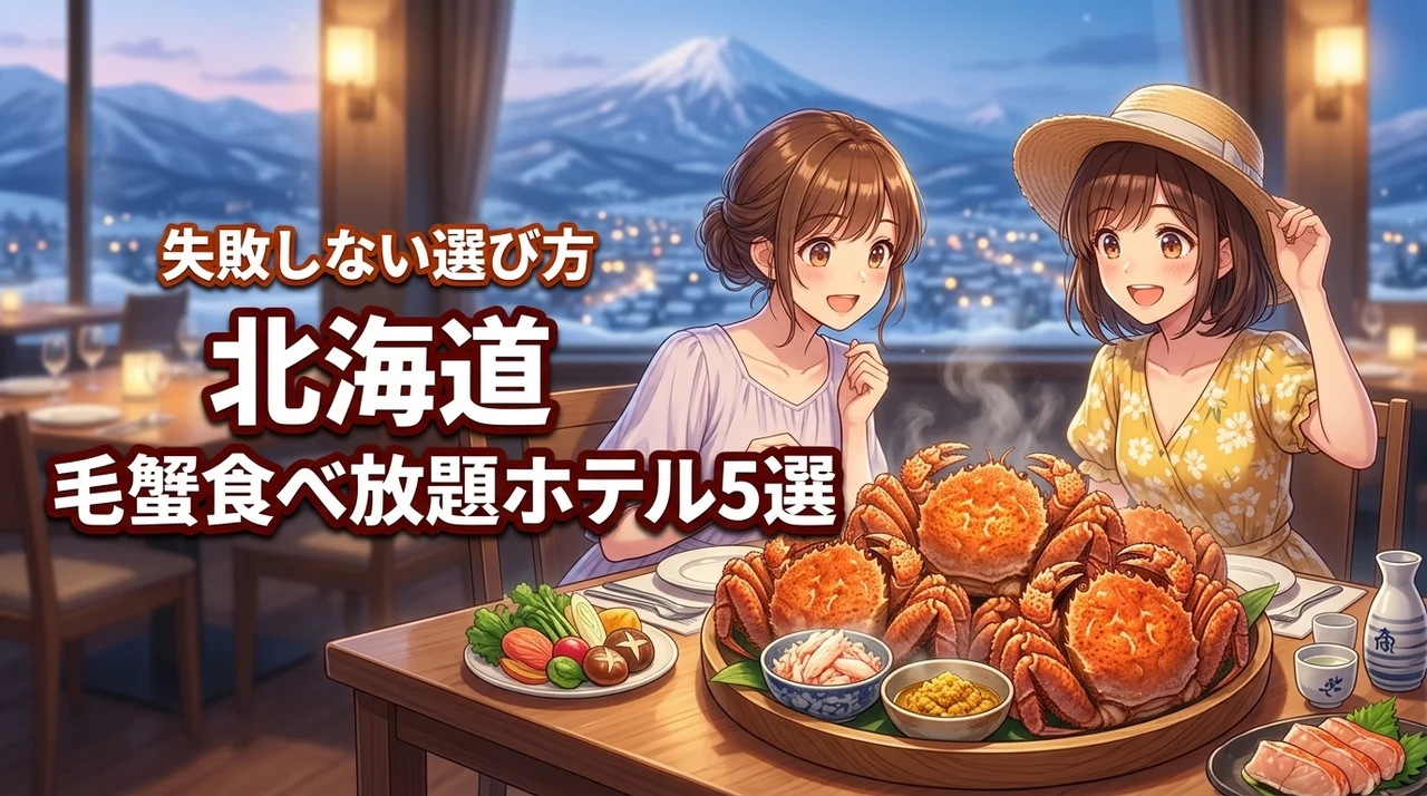 北海道で毛蟹の食べ放題プランがあるホテル5選！失敗しない選び方と満喫するコツ